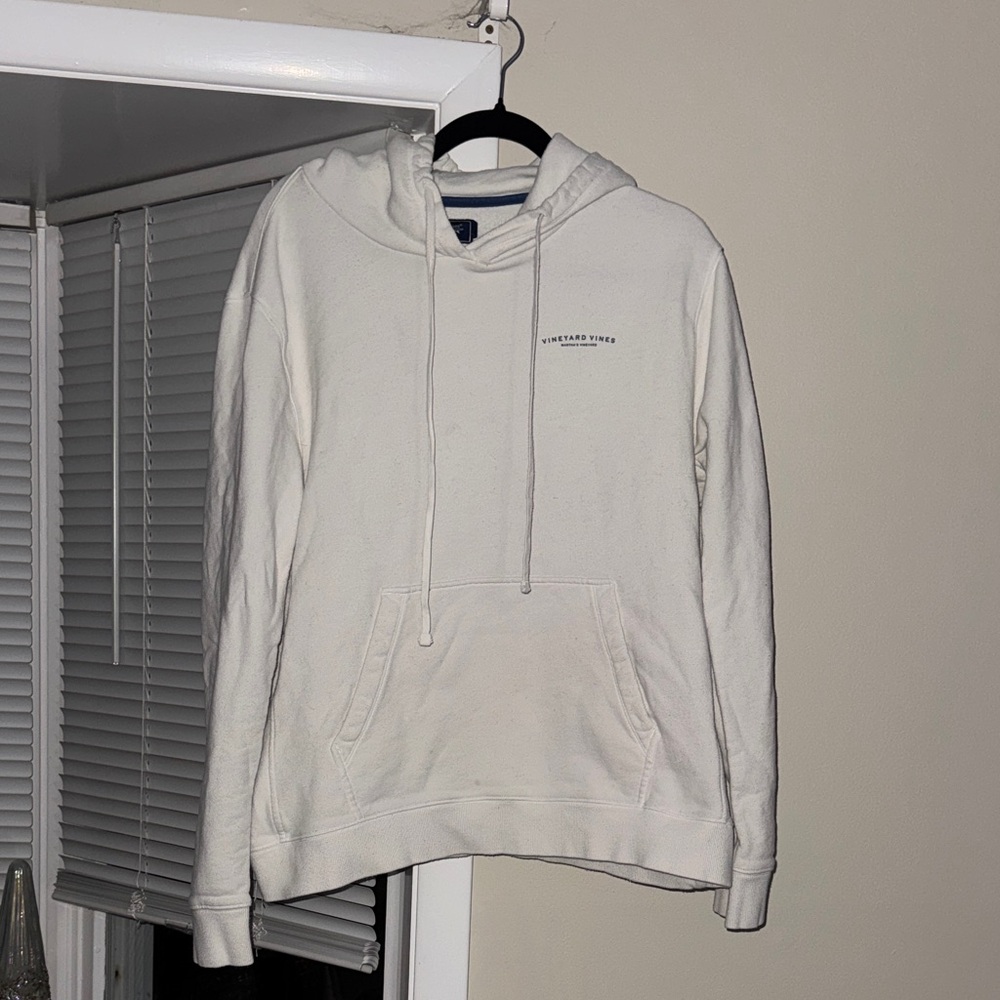 Vineyard Vines White Hoodie Sweater